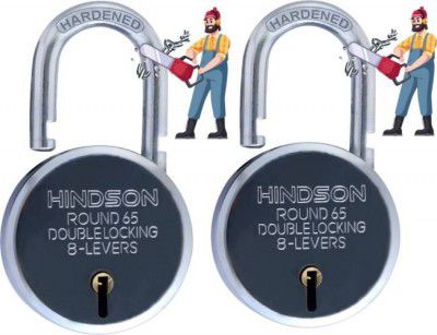 HINDSON GOLD-HIN-PK2 Padlock (Silver)