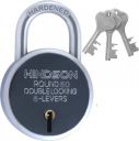 HINDSON Steel Polished Door levers (Silver)...