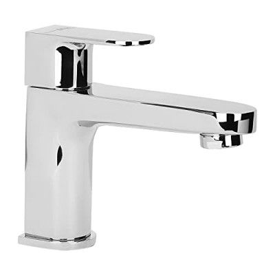 Hindware F740002CP Dove Long Neck Pillar Type Water Tap, Wash Basin Tap, Brass with Premium Chrome Finish