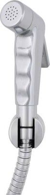 Hindware F920014 ABS Health Faucet with Chrome plated Hook and 1 m SS Hose Pipe Health Faucet (Wall Mount Installation Type)
