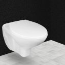 Hindware Flora One Piece Wall Mounted Western Toilet Commode (Starwhite)...