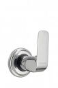 Hindware Italian Collection F400027CP Fluid Exposed Part Kit for Concealed Stop Cock (with Sleeve, Handle & Flange), Brass with Chrome Finish...