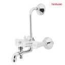 Hindware Lyra F920039CP 3-in-1 Brass Wall Mixer for Bathroom (Chrome Finish)...