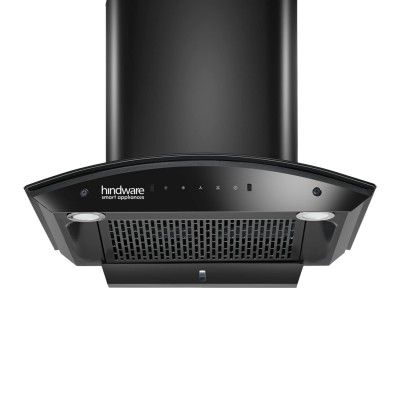 Hindware Nadia IN 60 cm 1350 m³/hr Stylish Filterless Auto-Clean Kitchen Chimney (C100471)