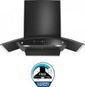 Hindware Sancia 75 Auto Clean Wall Mounted Chimney (Black 1200 CMH)...