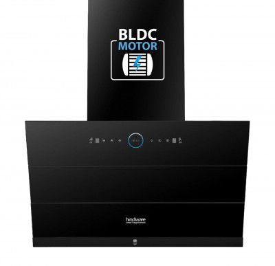 Hindware Smart Appliances Skyla Neo BLDC 75 Blk | 1500 CMH | Auto Clean Chimney
