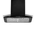 Hindware Smart Appliances Floria 60 cm 1100 m³/hr Curved Glass Kitchen Chimney With Durable Baffle Filters (Black)...