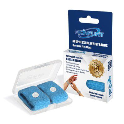 Hionfurt Motion Sickness Bands Anti Nausea Wristband for Adult and Kids 