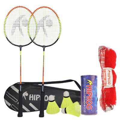 Hipkoo Sports HR 16 Aluminum Badminton Complete Racquets Set 