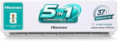 Hisense 1.5 Ton 5 Star Split Inverter AC (AS-18TR4R5EI), White)