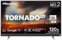 Hisense 139 cm (55") Tornado 3.0 Series 4K Ultra HD Smart LED Google TV 55A7K (Black)...