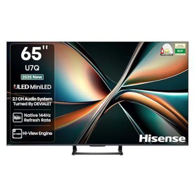 Hisense 65" U7Q Series 4K Ultra HD Smart QLED Mini LED TV 65U7Q (Black)