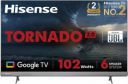 [Extra Rs.2500 OFF] Hisense 55" Tornado 2.0 Series 4K Ultra HD Smart LED Google TV 55A7H...