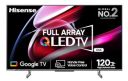 Hisense 65 inches 4K Ultra HD Smart QLED Google TV 65U6K (Gray) | Dolby Vision & Atmos | HSR 120 Mode | 32 Full Array Local Dimming Zones...