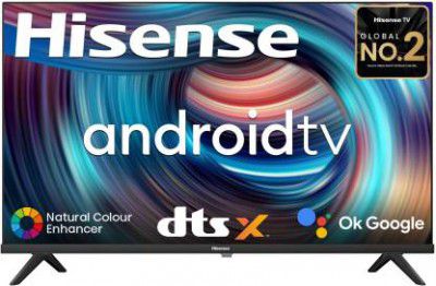 Hisense E4G Series 32" HD Ready LED Smart Android TV, (32E4G)