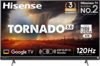 Hisense Tornado 55" Ultra HD (4K) LED Smart Google TV (55A7K)
