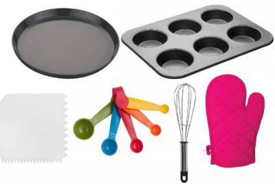 Hissler Aluminium Cupcake/Muffin Mould 6  (Pack of 6)