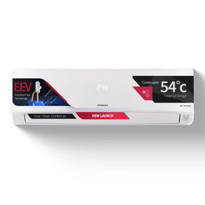 Hitachi 1.5 Ton 5 Star, New Star rated, Inverter Split AC (RAS.V518PCDIBT, White)