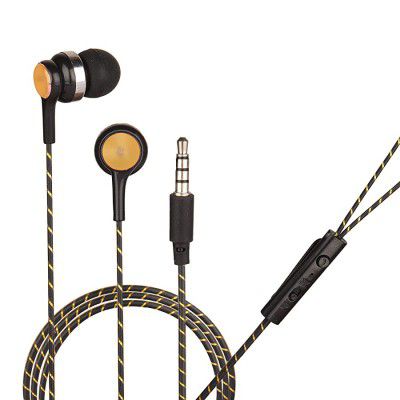 Hitage Classic Color Melody Earphone with One Key Answer Button Wired Headset