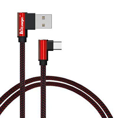 Hitage Fast Charging & Data Sync USB Cable for Type-C Devices (Gaming-Cable) (1.2 Mter,Blue)