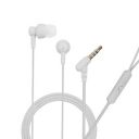 Hitage HB-143+ Flower Series Tangle Free with Mic Wired Headset (White, in The Ear)...