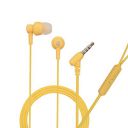 Hitage HB-143+ Flower Series Tangle Free with Mic Wired Headset (Yellow, in The Ear)...