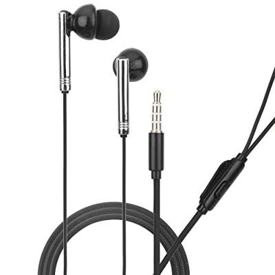 Hitage HB-943 Comfort Series Feel The Music Smaller/Lighter/Listen Better Earphone Wired Headset&nbsp;&nbsp;(Silver, in The Ear)