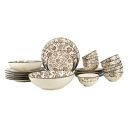 Hitkari Porcelain Sulur Gray Dinner Set 27 Pcs...