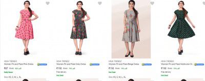Hiva Trendz Womens Dresses Starts @ ₹87