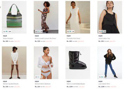 H&M - Clothing & Footwear Upto 80% Off