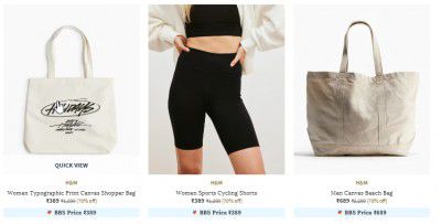 H&M On AJIO : Women Upto 70% Off
