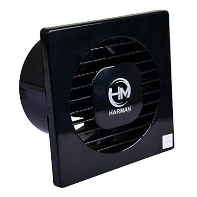 HM Pure Copper High Speed Multi-Purpose Euro Axial Exhaust Fan (Black, 4 Inch)