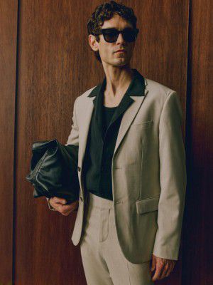 H&M Slim Fit Single-Breasted Jacket