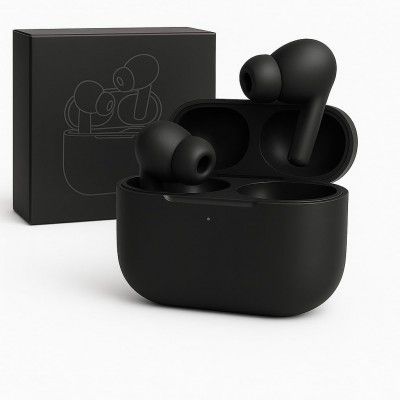 HM TRENDZ Earbuds Bluetooth 5.3 TWS Earphones (Black)