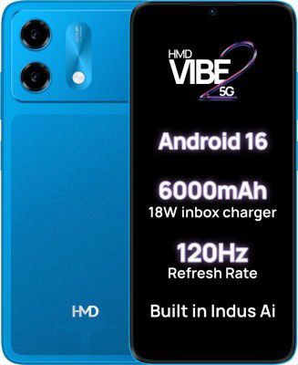HMD VIBE2 5G (Nordic Blue, 128 GB + 6 GB RAM)