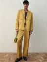 H&M Men Regular Fit Satin Suit Trousers...