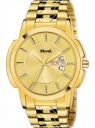 HMT Day & Date Gold Plated (IGP) Analog Watch - For Men HM-342-GOLD...