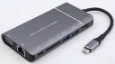 HOC TECHOLOGIES HT-HVAU32LSP Type-C Multi Functional Adapter 8 in 1...