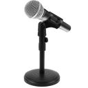 HOJI® Tabletop Microphone Stand| Extendable 2 Step Table Desktop Microphone Stand Holder Mic Clip| Studio Sound Recording | Mic Microphone Shock Mount Clip Holder...