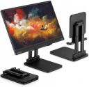 Hold up Tablet Holder Solid Sturdy Stand, Dual Tube Foldable for IPAD Pro Holder Stand Mobile Holder...