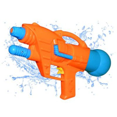 Holi Pichkari Water Gun High Pressure Water Gun for Kids with Detachable Tank for Summer Pool Party, Beachs, Holi Festivel 30-Cm (Orange Pichkari)