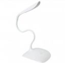 Holiday Touch Control LED Table Lamp Rechargeable & Flexible with three power options Study Lamp  (40 cm, White)...