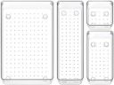 HOLLIO Desk Drawer Organizer Divider Tray, Stationary organizers for drawers, Organizers (4 PCS)...