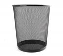 HOMAVA Metal Mesh Big Size Dustbin for Room for Kids,Waste Paper Basket, 235 X 265 X 190 MM, Black (Pack 1)...