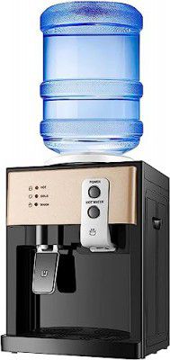 Homava Water Cooler Dispenser for 3 to 5 Gallon, 3 Temperature Settings, Top Loading Water Cooler Dispenser for Home Office School