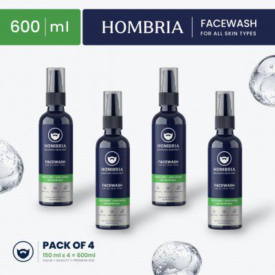 HOMBRIA Facewash for Men, All Skin Types Face Wash (600 ml)