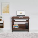 @home by Nilkamal Glenn Engineered Wood Computer Desk (Straight, Finish Color - Walnut)...