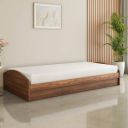 home by Nilkamal Addison Engineered Wood Single Bed Diwan with Box Storage (Classic Walnut)...