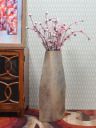 @home by Nilkamal Aluminium Magna Oval Floor Vase, Gold, 31.5 cm x 15.2 cm x 76.5 cm...