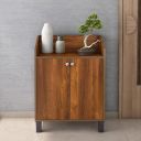 @home By Nilkamal Aze Engineered Wood Shoe Cabinet of 4 Shelf for Upto 6 to 8 Pairs...